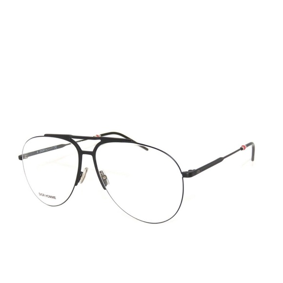 Dior Homme 0231 003 60 Matte Black Eyeglasses - Picture 1 of 5